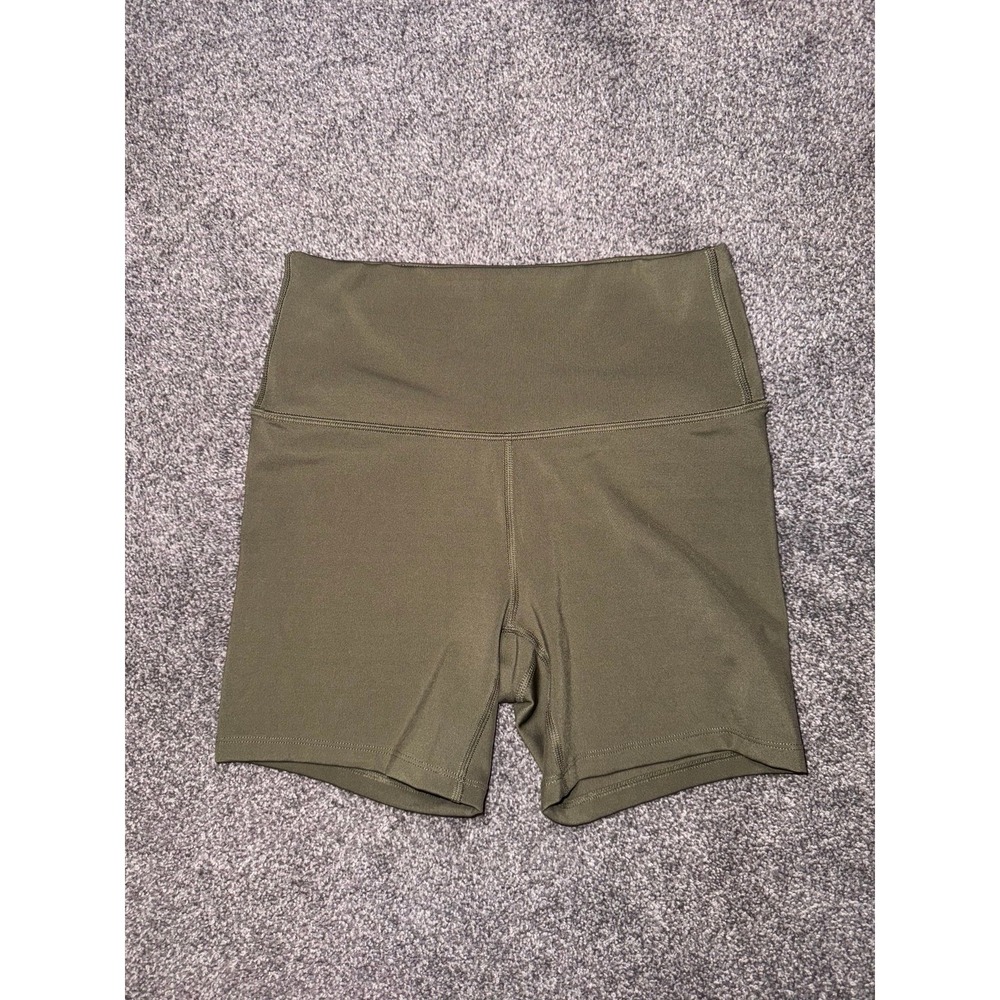 All In Motion Women's Olive Green High-Waisted Biker Shorts‎ - Picture 2 of 11